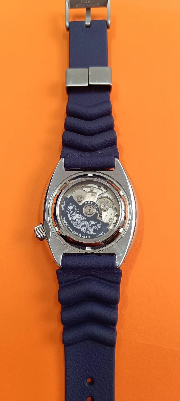 Watch Case Back Sapphire Glass Fits SKX007 SKX009 SRPD NH35 NH36 Turtle