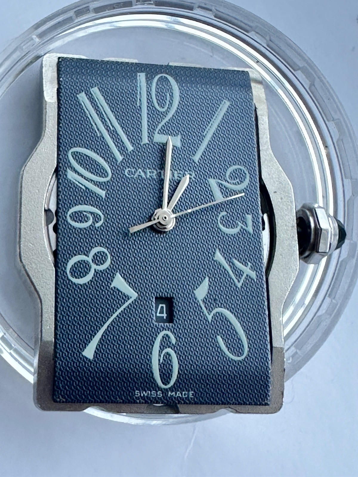 Cartier Tank Américain Movement & Blue Dial Automatic Cal.120 Eta 2000-1