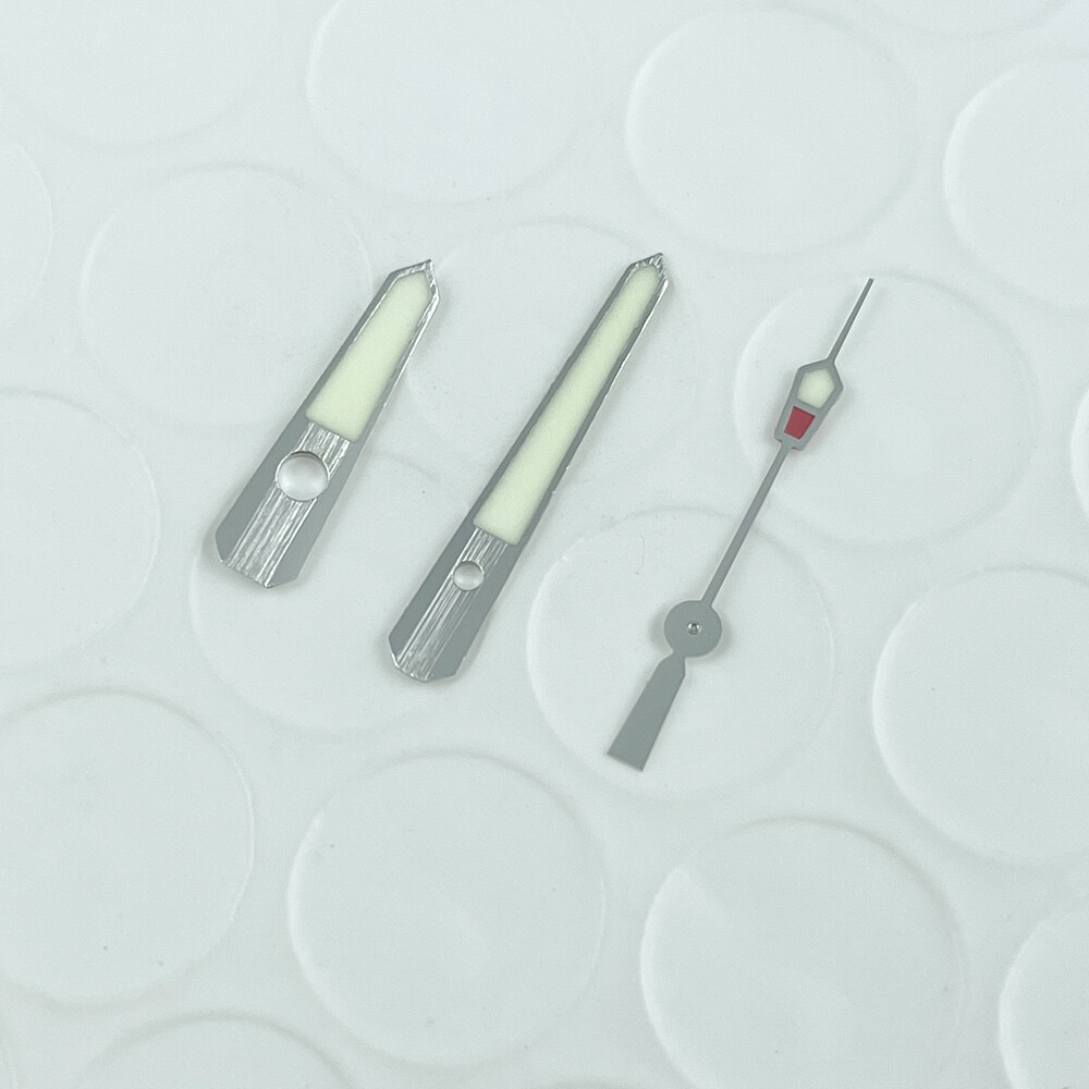 MM300 SBDX Watch Hands Set Mod Sliver For NH35A NH36 C3 Lume Marine Master
