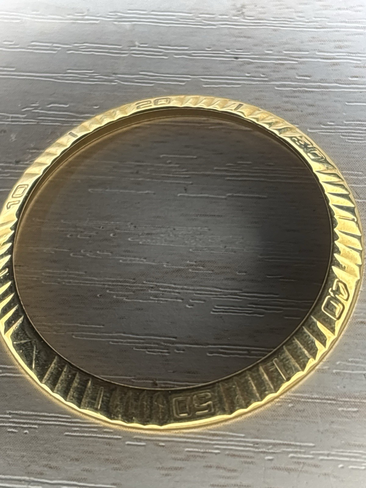 Genuine Rolex 116263 Datejust Turn-O-Graph Bezel, 18K Solid Gold, POLISHED