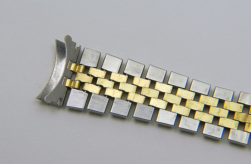 Genuine Rolex Datejust 18k Gold SS 20mm Watch Bracelet 62523 H-18 Clasp T5 1995