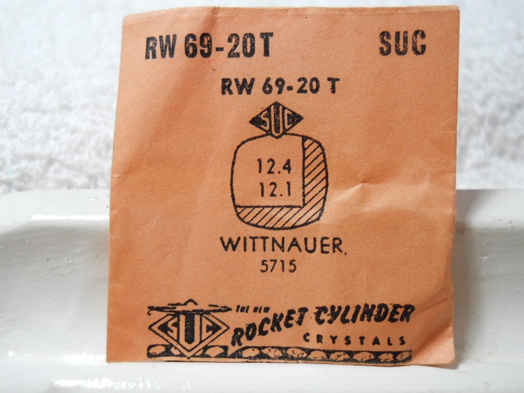 SUC RW69-20T Watch Crystal Fit Wittnauer 5715 – 12.4 X 12.1 mm – Replacement