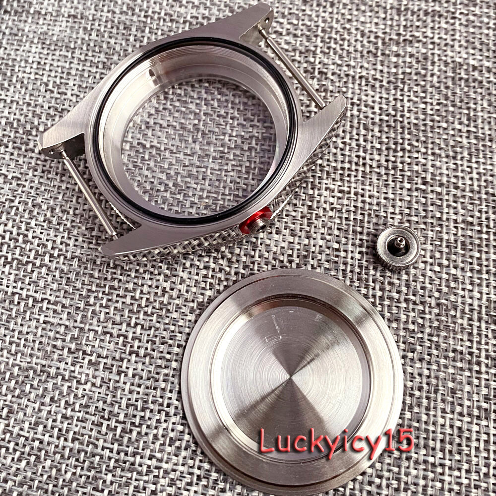 Corgeut 41mm Silver Case Sapphire Glass Fit NH35 NH36 ETA 2824 2836 Miyota 82