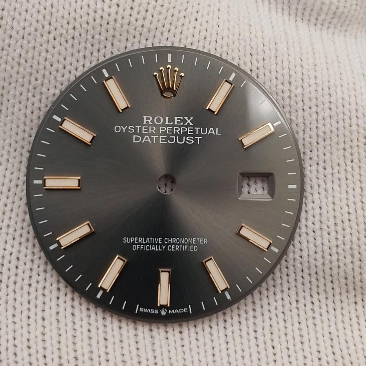 Rolex Oyster Perpetual Datejust Slate Dial for Watch 126231