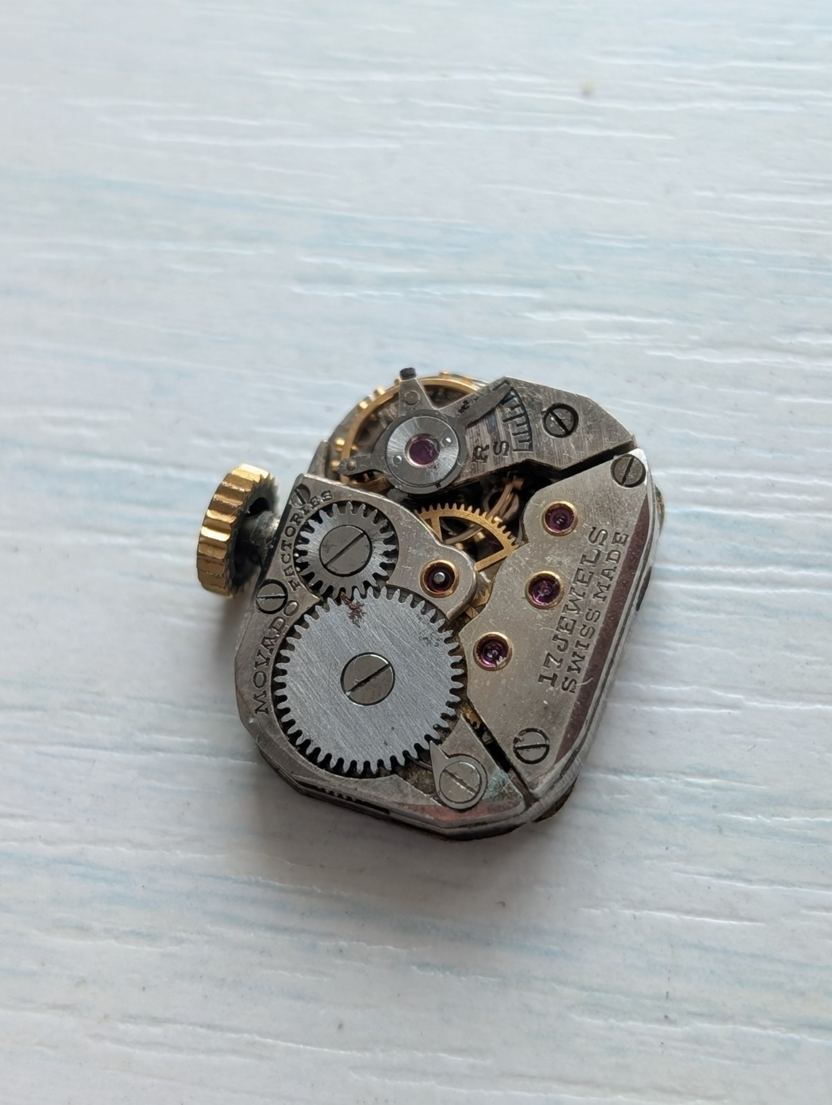 Vintage Movado 675 Mechanical Watch Movement (Runs)