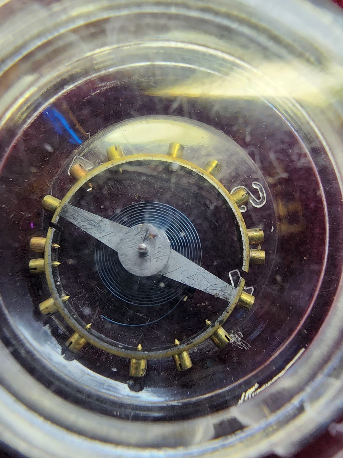 Vintage Balance Wheel & Hairspring – Pre-Owned Untested Watch Repair Part