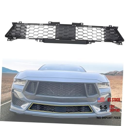 Front Bumper Grille Side Trim Cover Compatible with 2024 2025 Ford Mustang