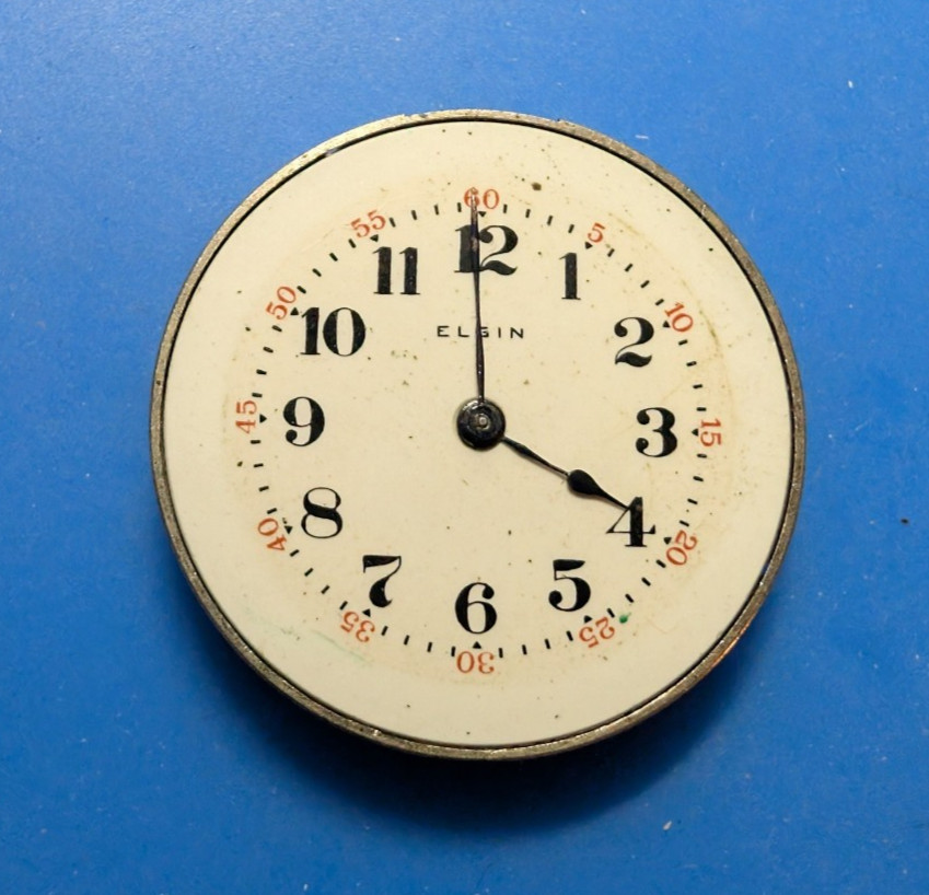 VINTAGE 5/0 SIZE ELGIN GRADE 403 POCKET WATCH MOVEMENT NOT RUNNING