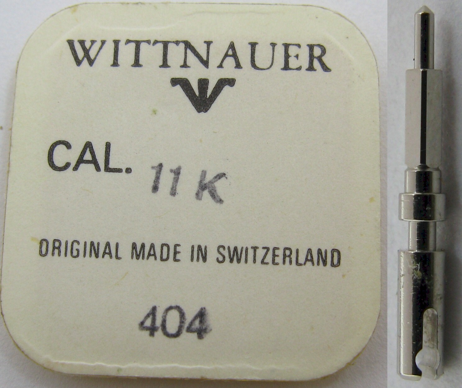 wittnauer 11K 11KS 11KAS female split winding Stem # 404 Watch Part