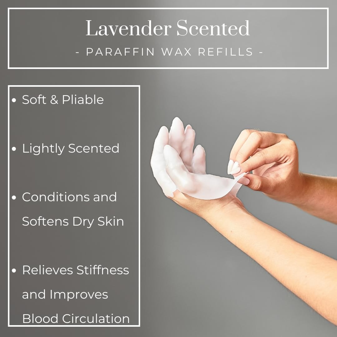 1lb Lavender Scented Paraffin Wax, Paraffin Wax for Hand and Feet, Use with any