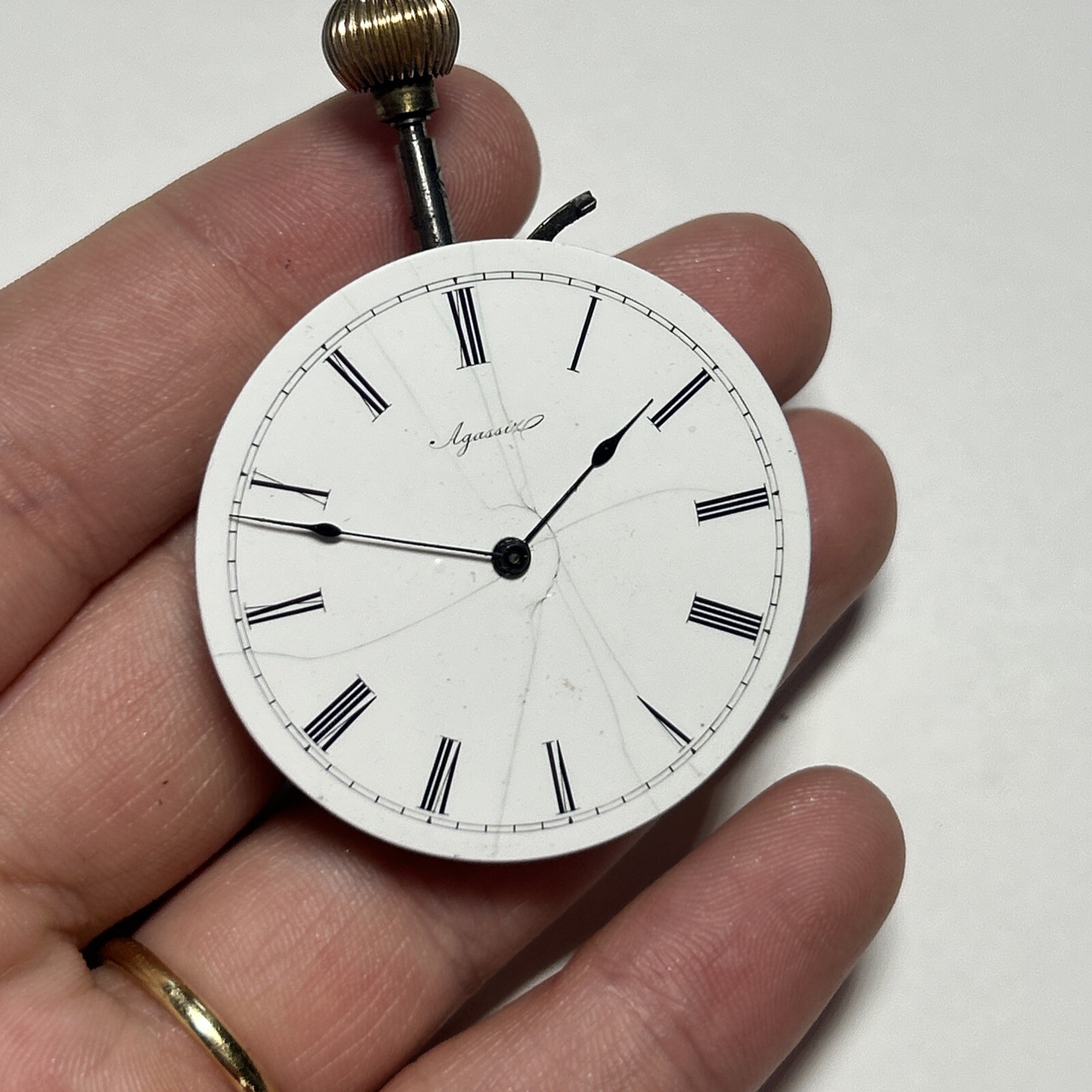 Art Deco AGASSIZ High Grade Swiss Men’s Pocketwatch Movement