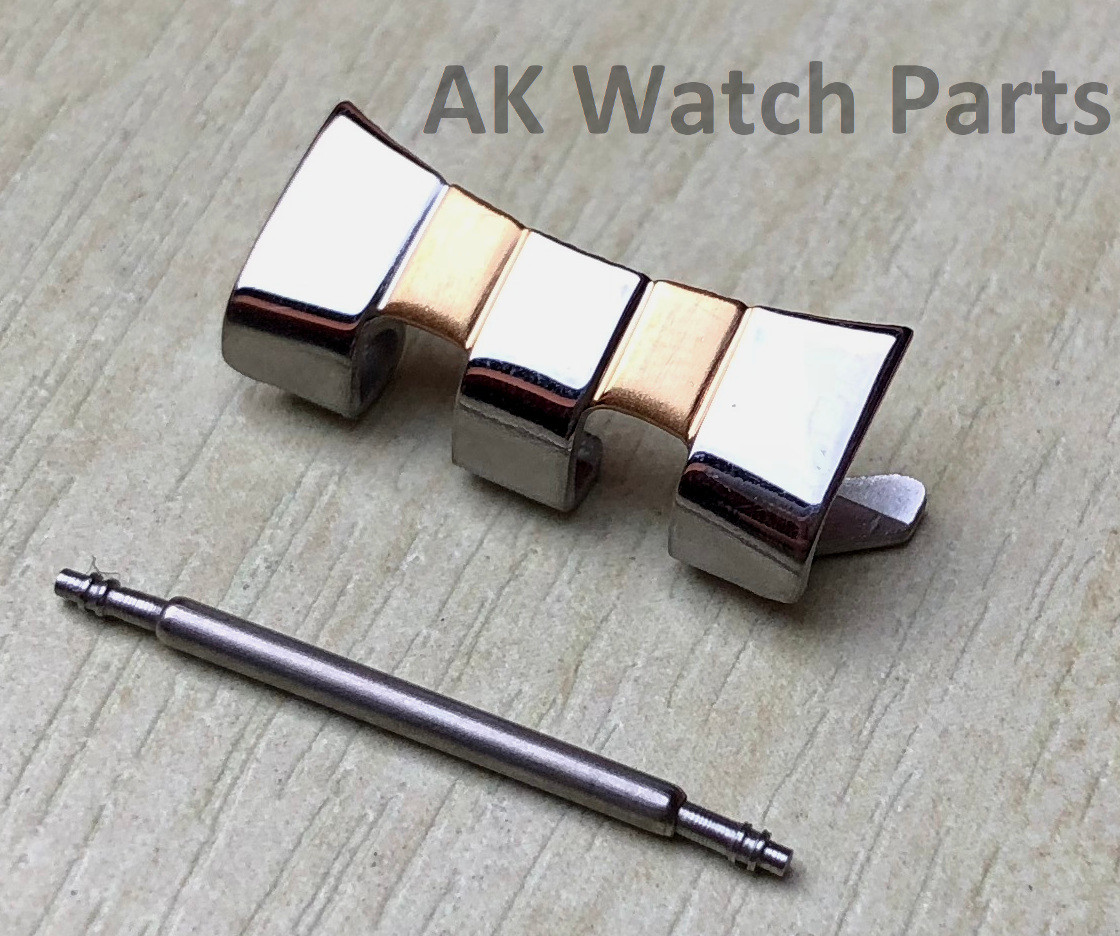 Two-Tone Top/End Shoulder LINK Fits Tissot PRC200 T17 T461 T014430A T014410A