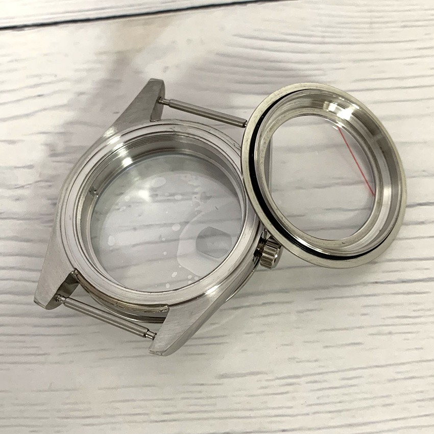 41mm Steel Watch Case 20mm Strap Set Watch Accessory For 8285 Automatic Movement