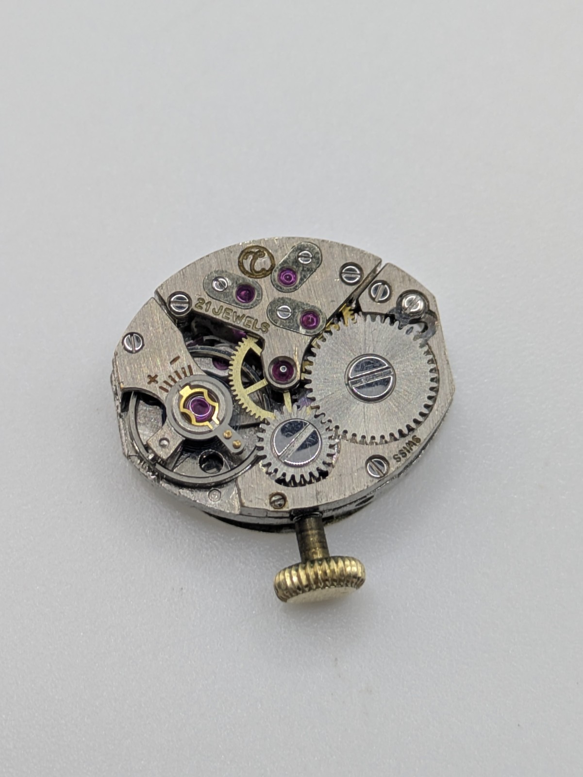 AS 1677 Excalibur Watch Movement 21J Incabloc Swiss 17.19mm Parts