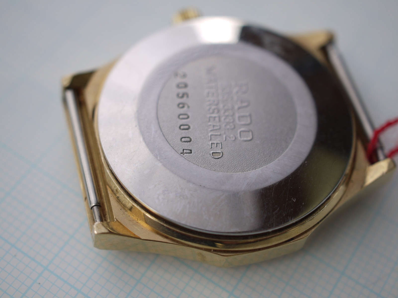 RADO Ref. 205600004 Gold Plated Special crysta Ø 34mm Very beautiful Case