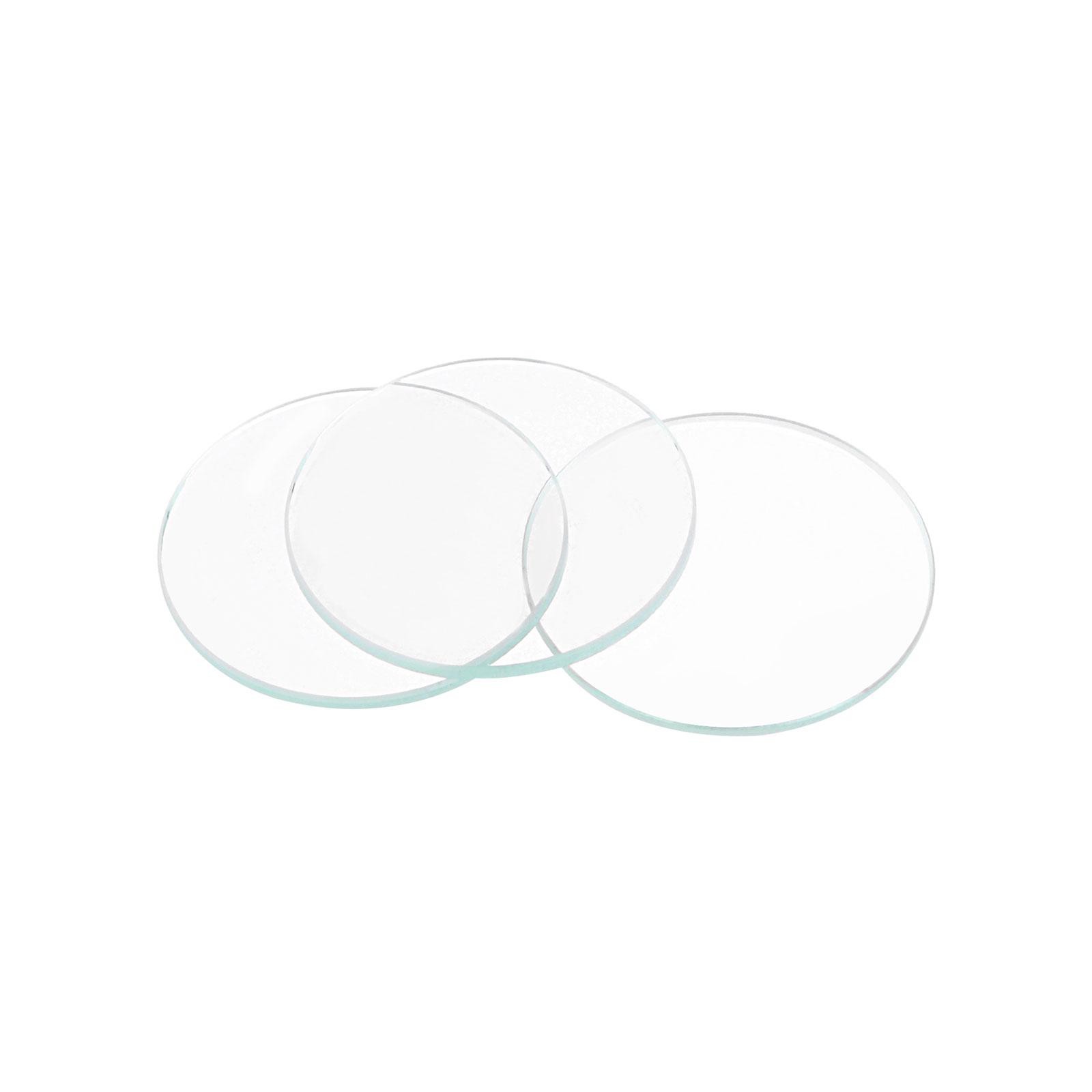 8Pcs 18.5mm Dia Watch Glass Crystal Lens Single Dome Round 1.5mm Edge Thickness