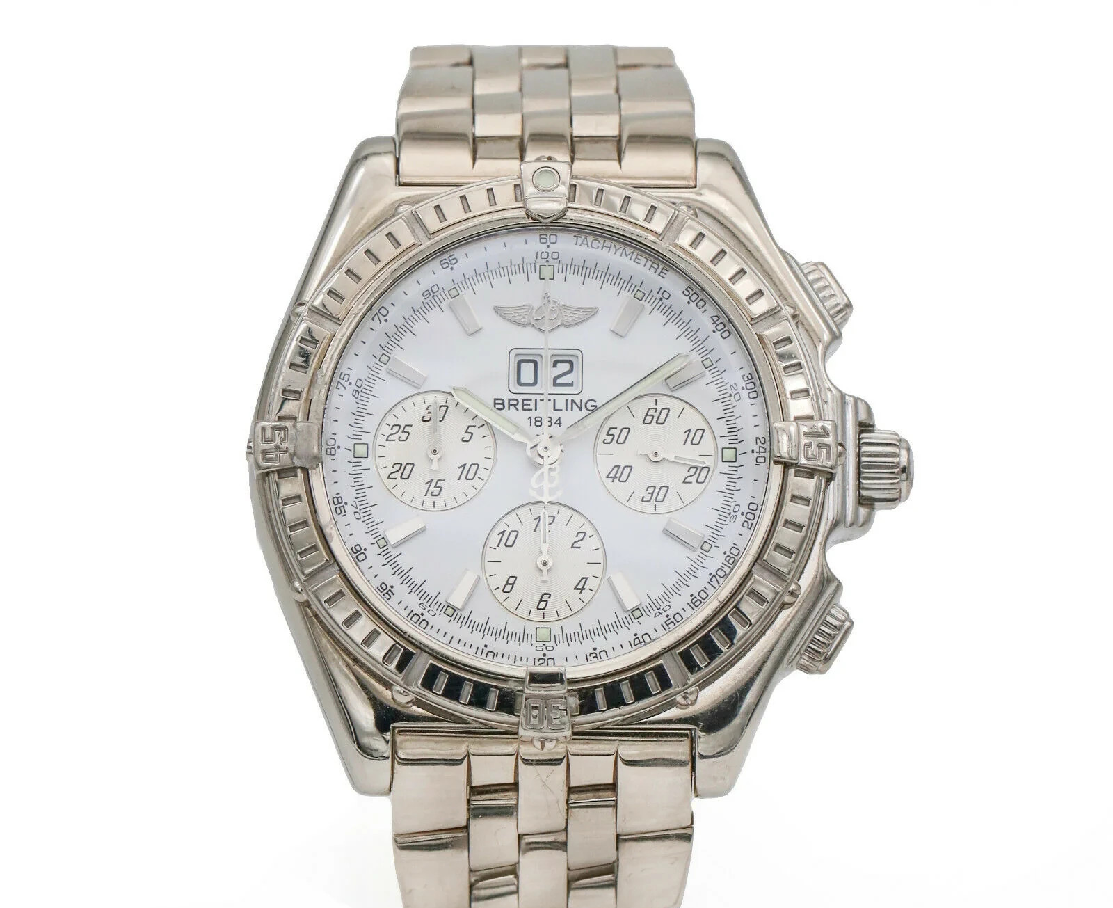 Breitling Crosswind Ref. A44355 White Chronograph Dial Original Part