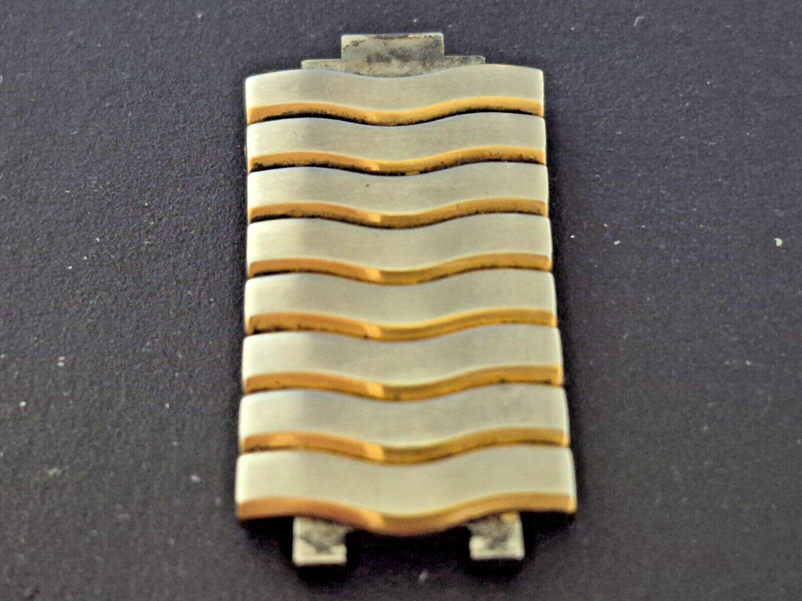 EBEL Classic Wave 8 Link Steel & Gold Segment for bands found on 21mm lug cases