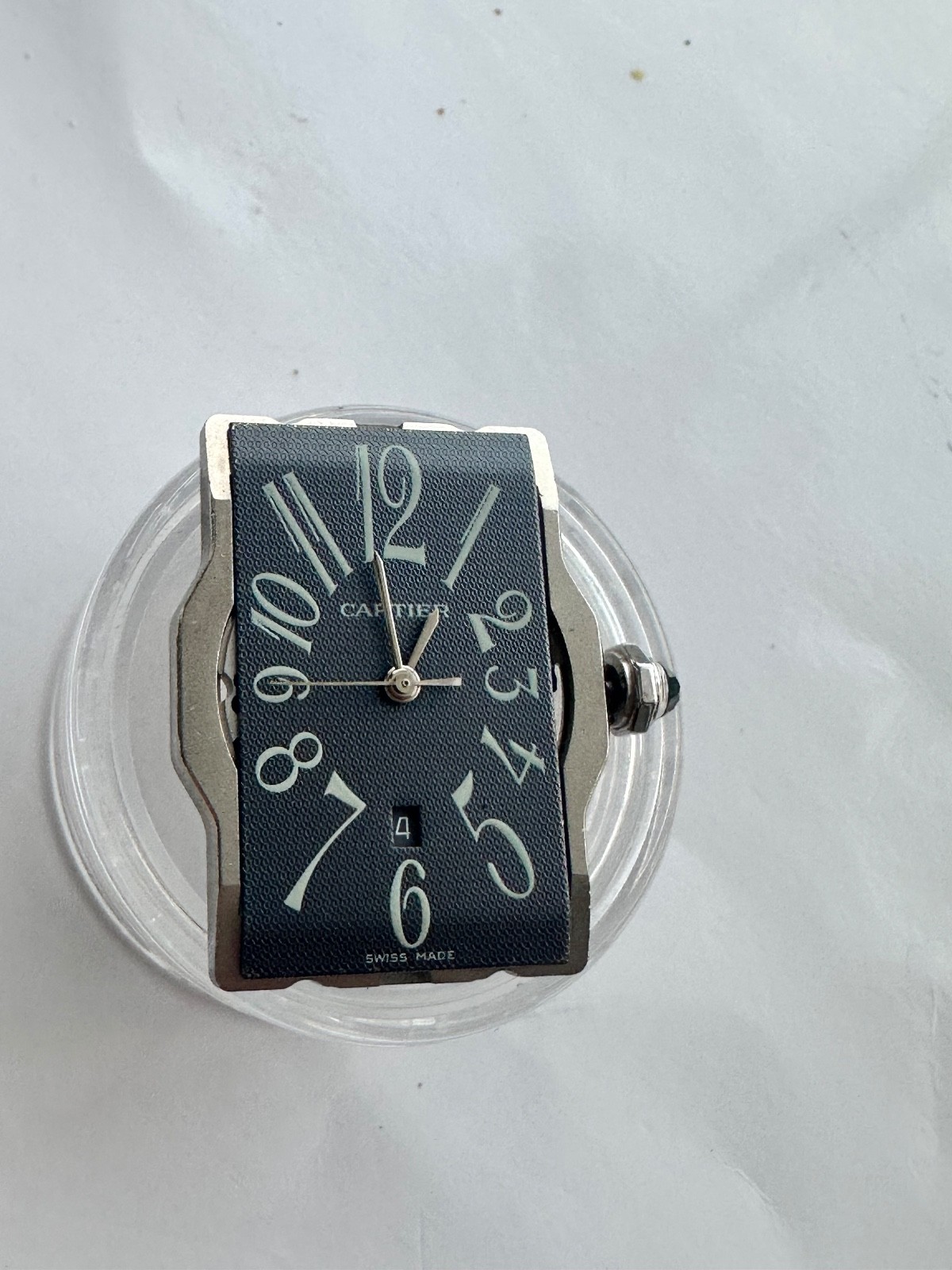 Cartier Tank Américain Movement & Blue Dial Automatic Cal.120 Eta 2000-1