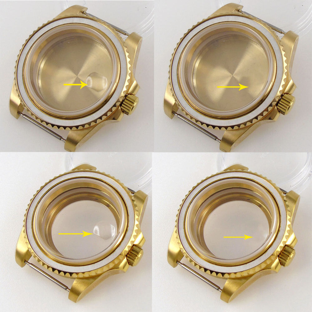 For NH35 NH36 MIYOTA 8215 ETA 2836 DG 40mm 316L Stainless Steel Watch Case Parts