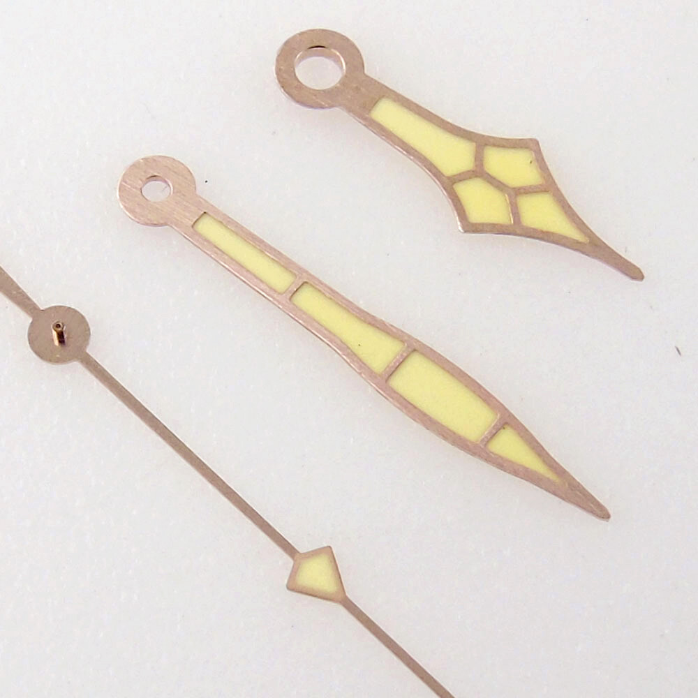 Pilot Type SUPER LUME Golden Watch Hand Fit NH35 NH36 2824 2836 movement
