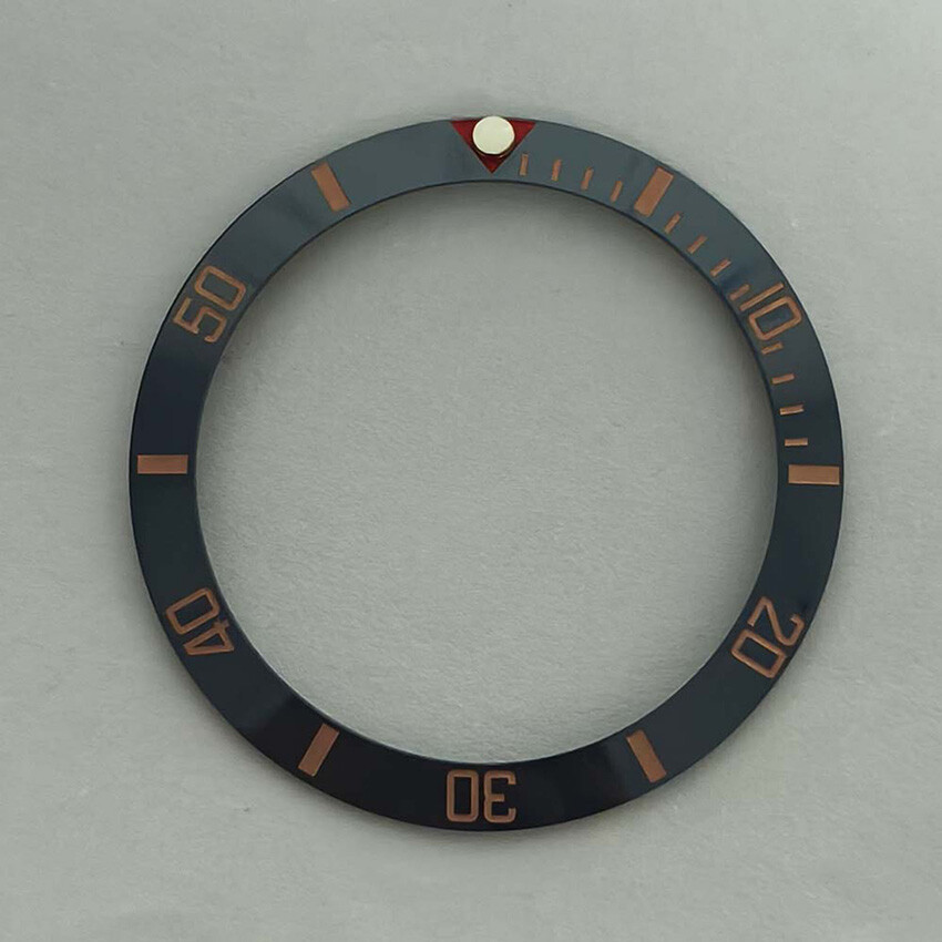 38MM 30.5MM SUB Bezel Beveled Ring Red Triangle Ceramic Bezel Watch Accessories