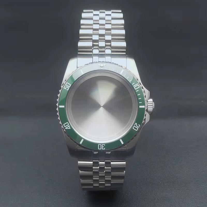 36Mm Silver Watch Case Sapphire Glass Fit NH35 NH36 ETA2824 2836 Miyota8215 DG28