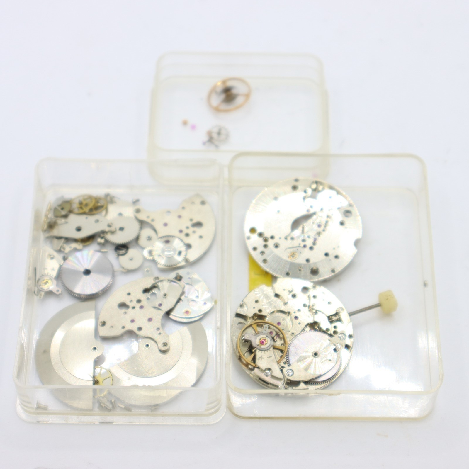 Assorted AS Cal. 1712 1713 Automatic Swiss Watch Parts For Restoration Projects