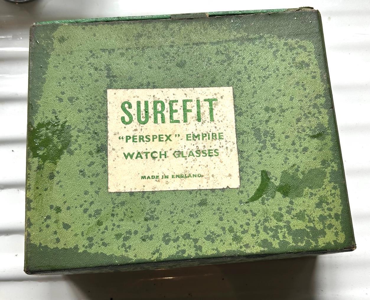 JOB LOT watch Glass “PERSPLEX” – SUREFIT – EMPIRE WATCHMAKERS SPARES