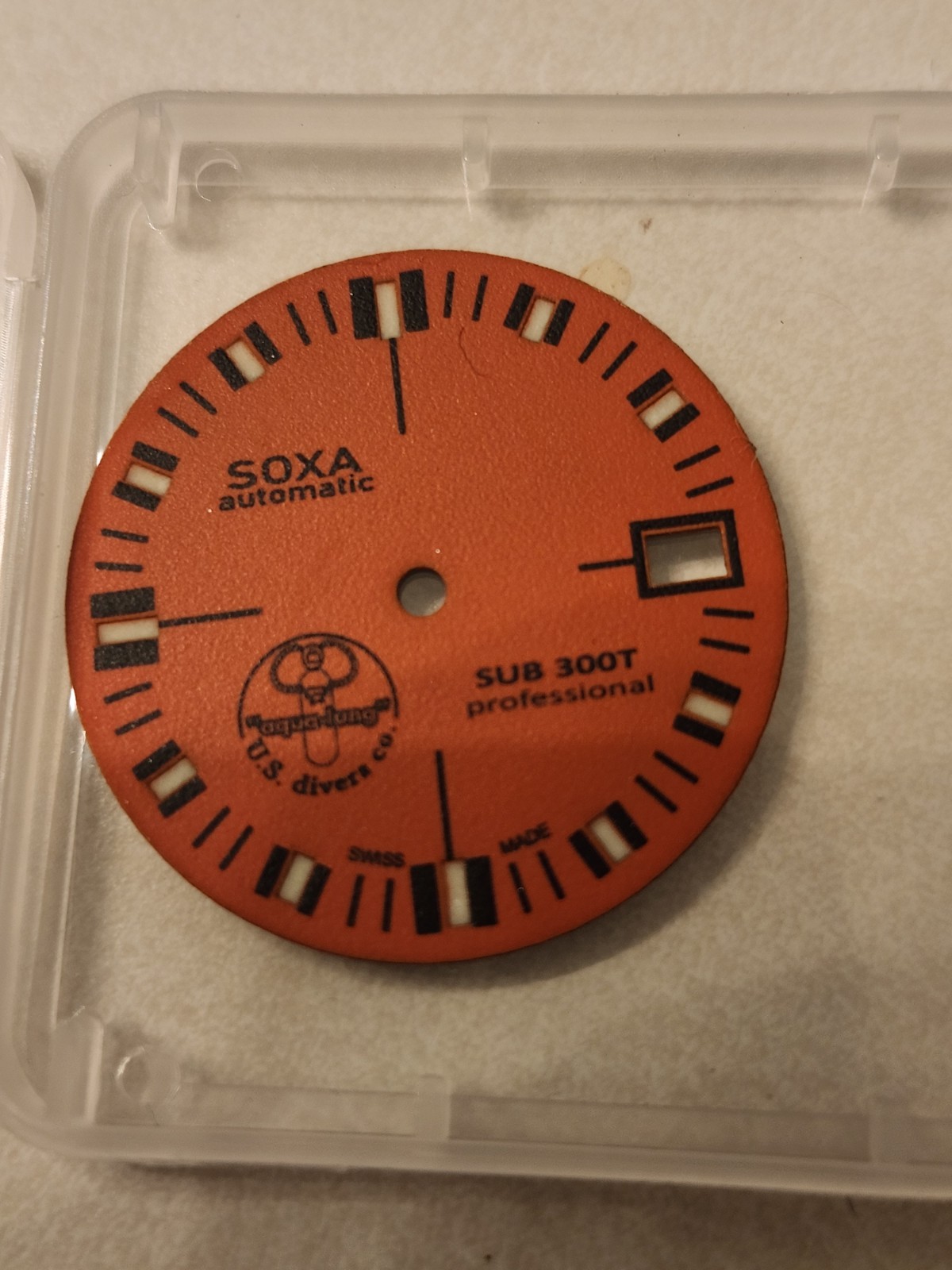 Custom Made Orange Soxa Dial 28.5 Awesome Lume For Nh35 Nh36 Nh38