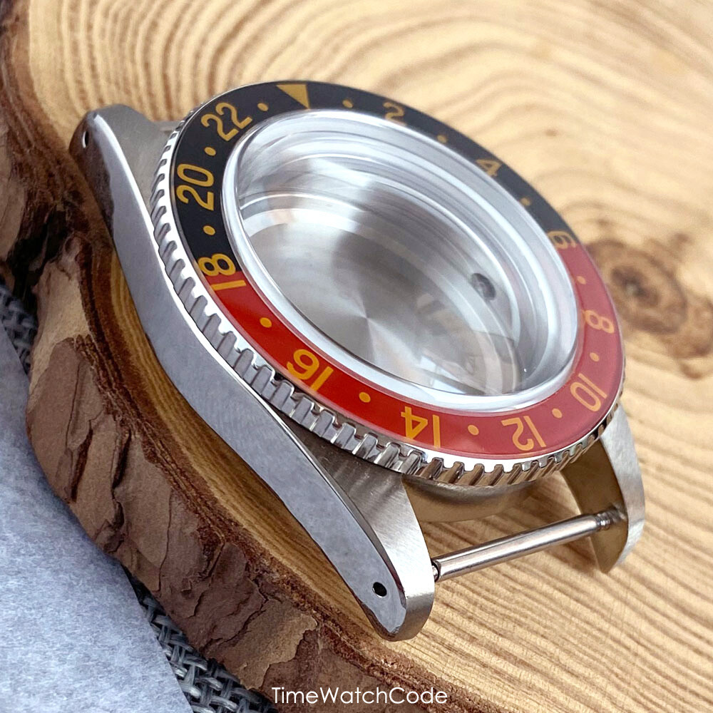 Dive GMT Watch Case for NH34 NH35 NH36 NH38 NH70 ETA2824 PT5000 Sapphire Crystal