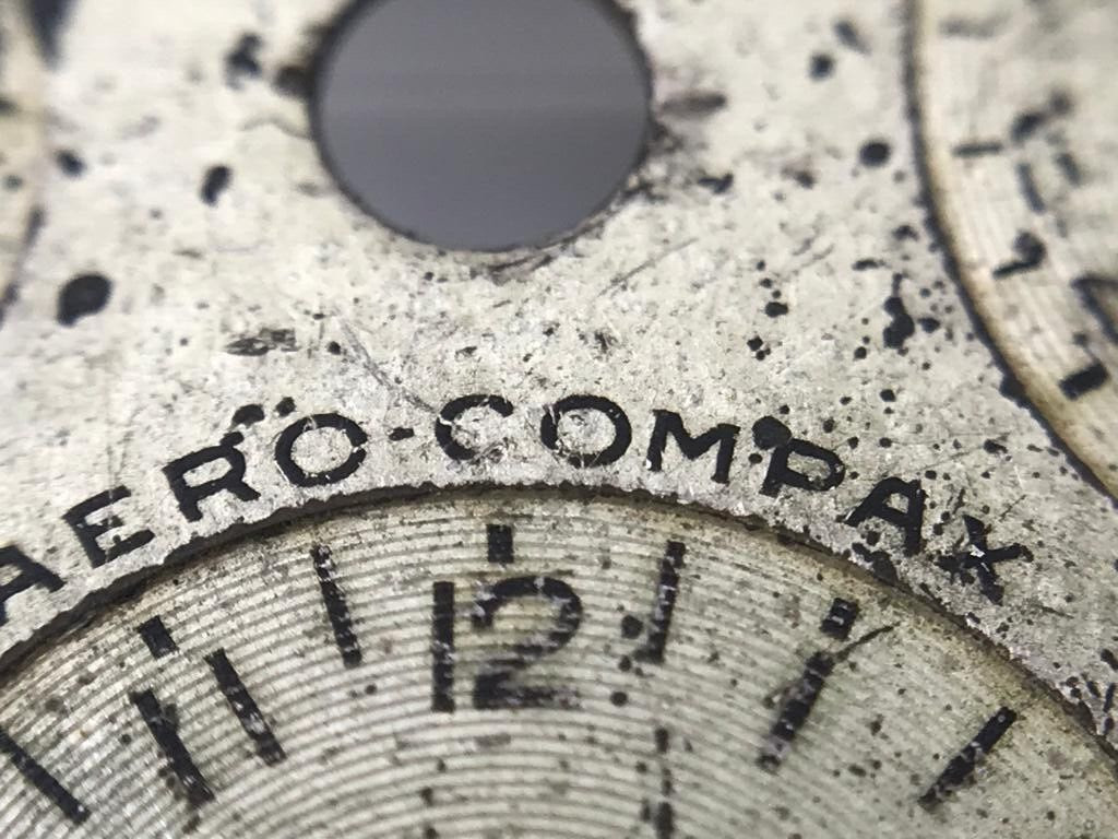 Original Vintage Universal Genève Aero-Compax Dial