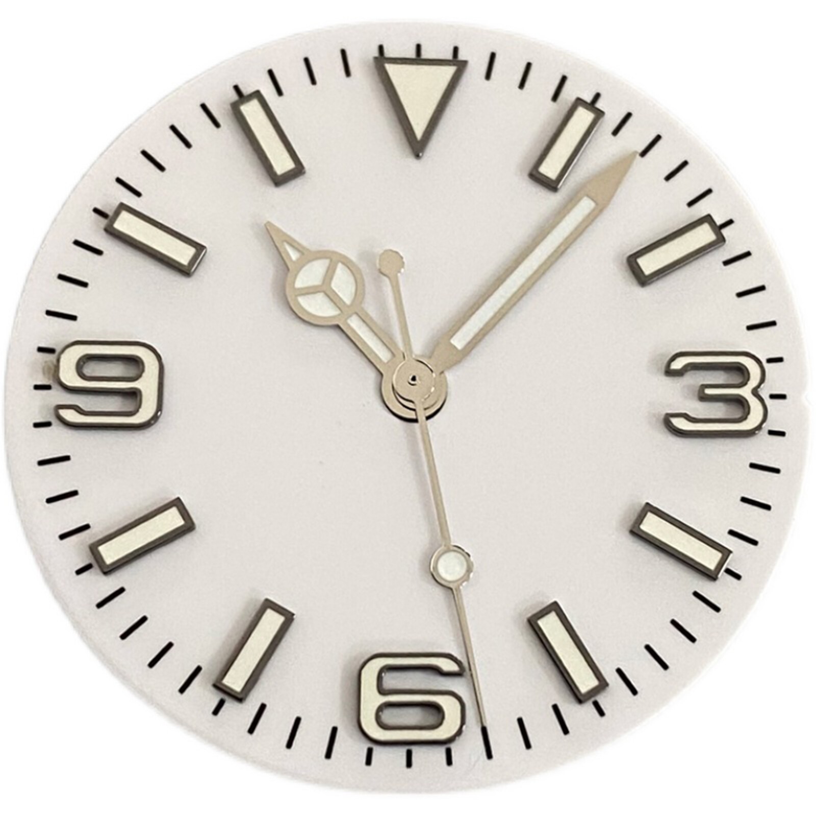 28.5MM Green Luminous Watch Dial Watch Hands for NH35/NH36/4R/7S Movement