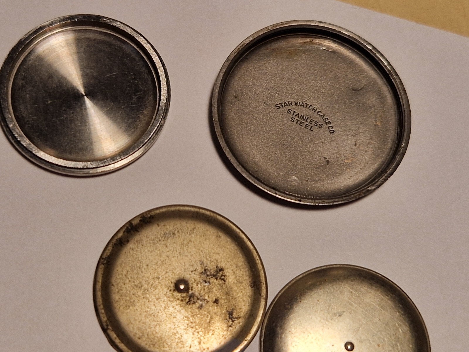 Military US Vintage Vietnam war Watch case part Bulova Elgin Waltham Benrus USA.