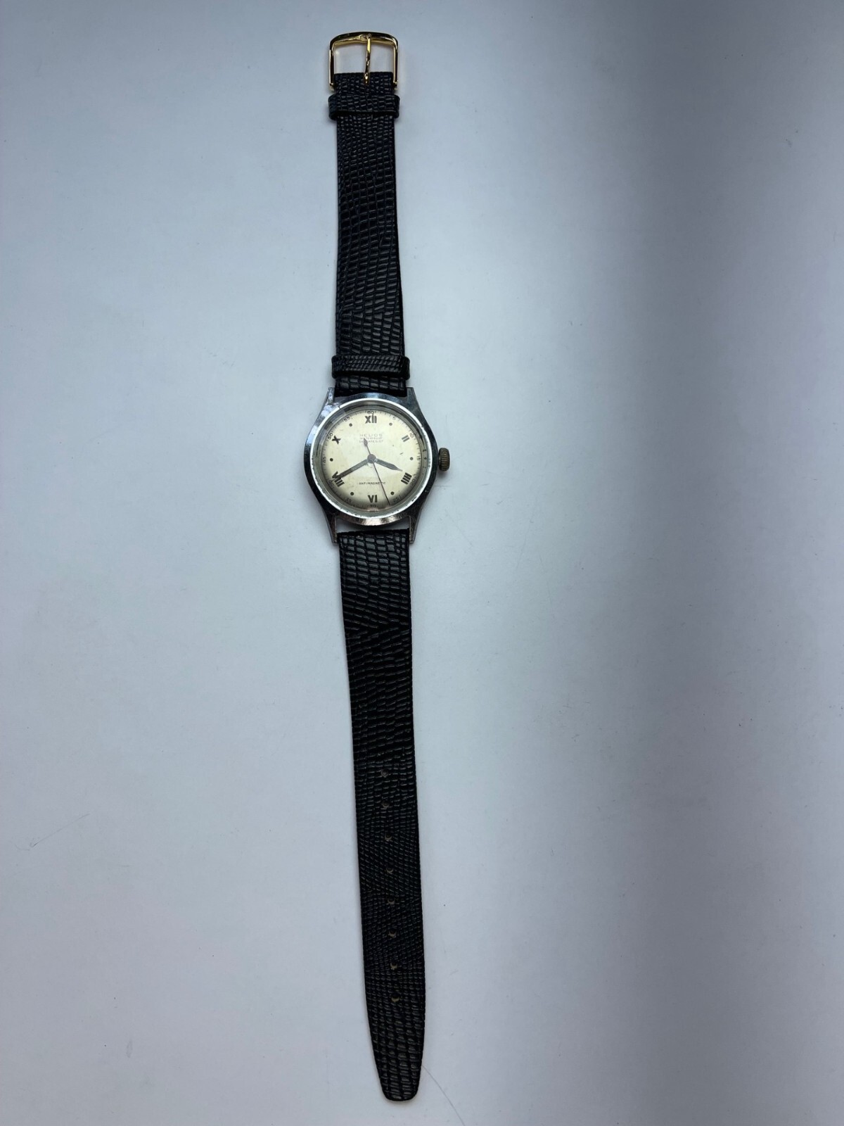 Helios Doctors Medical Roman Numbers Stainless Steel Screw Down Back Swiss Made