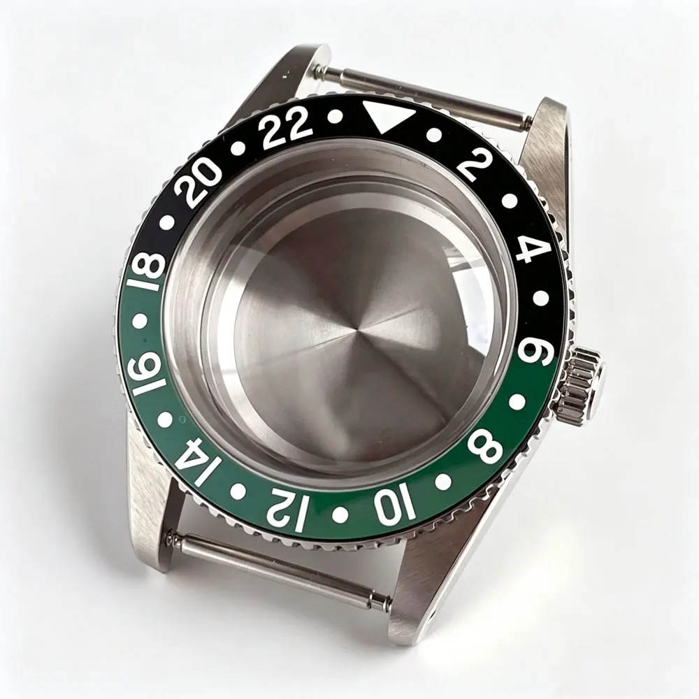 Tandorio 20ATM 38mm Mod NH34 NH35 Steel Diver Men Watch Case For NH35 NH36