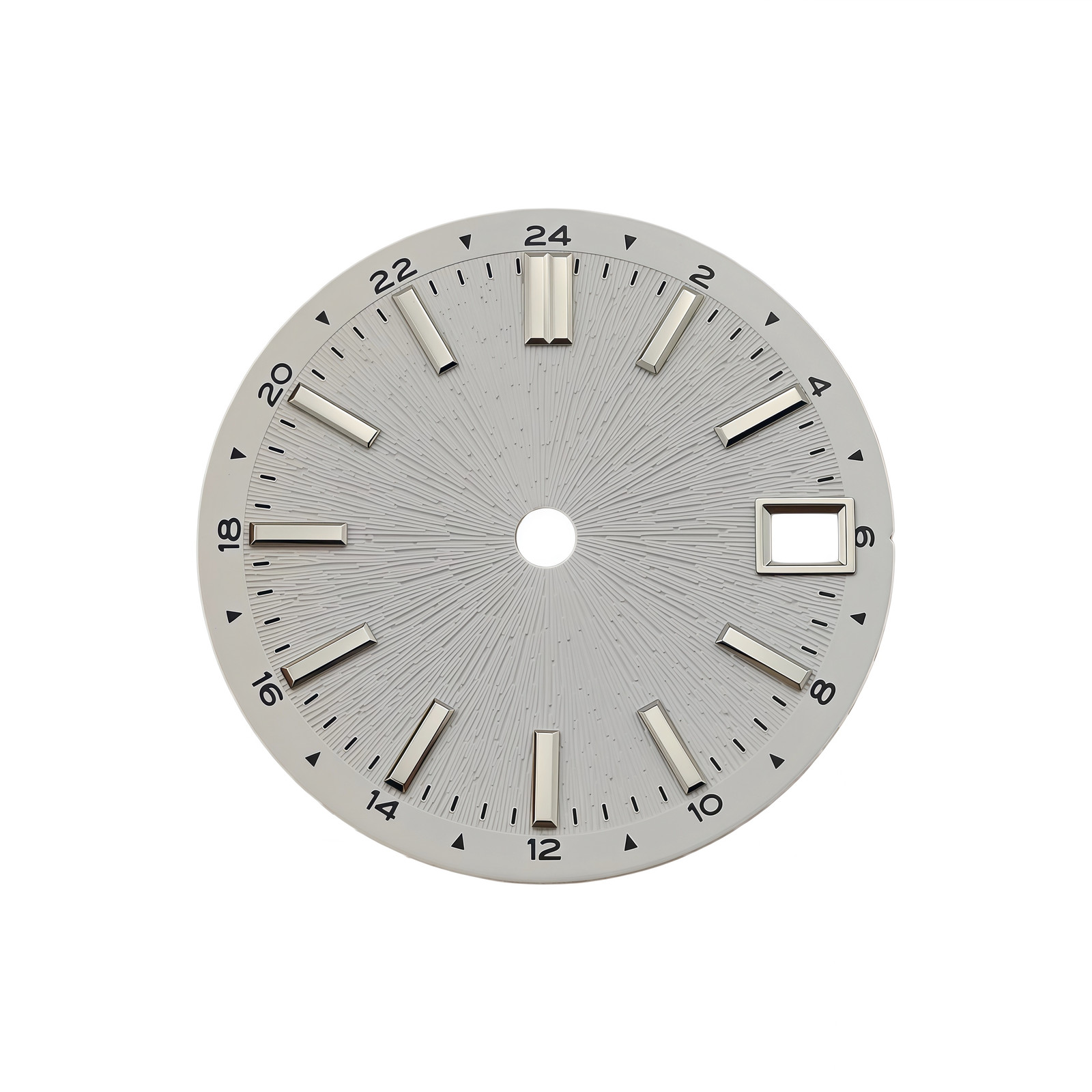 28.5mm Sunburst GMT Dial 24H Ring Stick Markers Fit Auto Mod