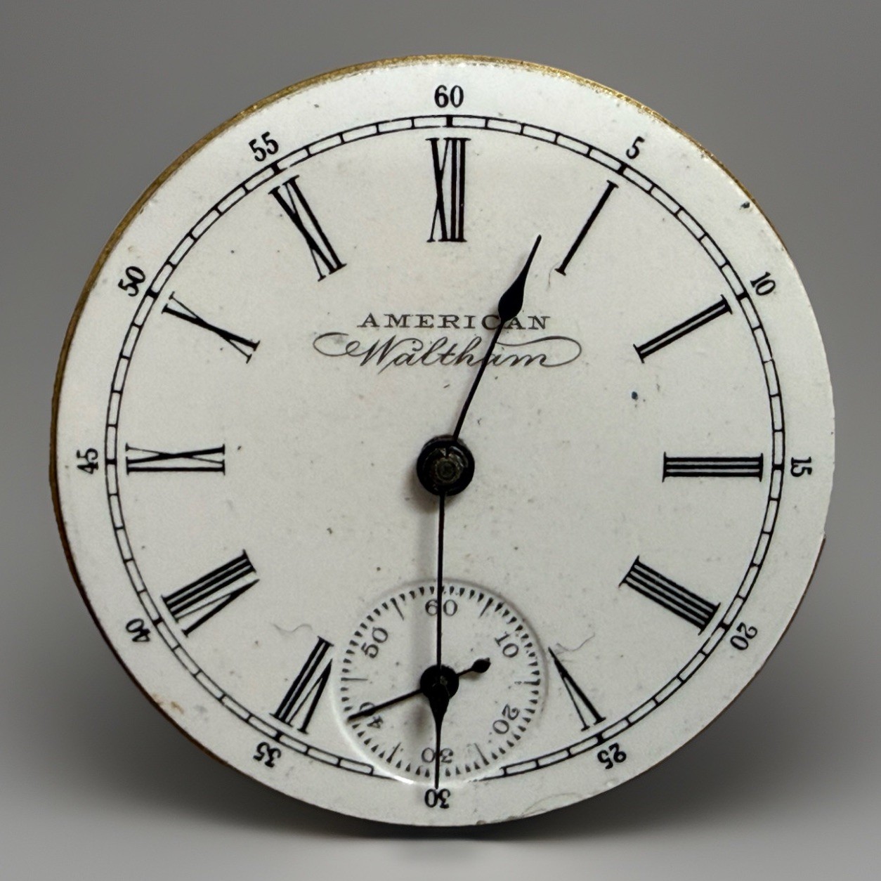⌚✨ Antique AMERICAN WALTHAM “Safety Barrel” Pocket Watch Movement + Dial