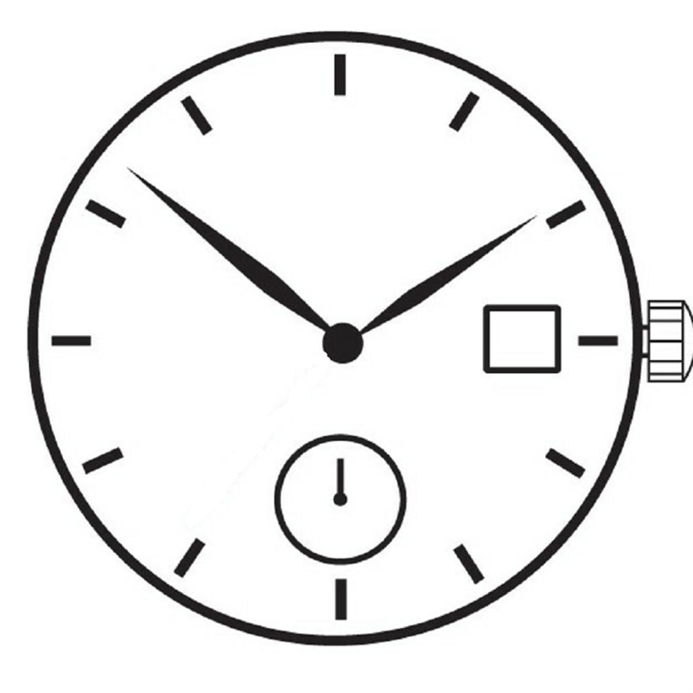 NEW For Genuine Ronda 1009 Quartz Watch Movement 2 Hands Date at 3′ Repair Parts