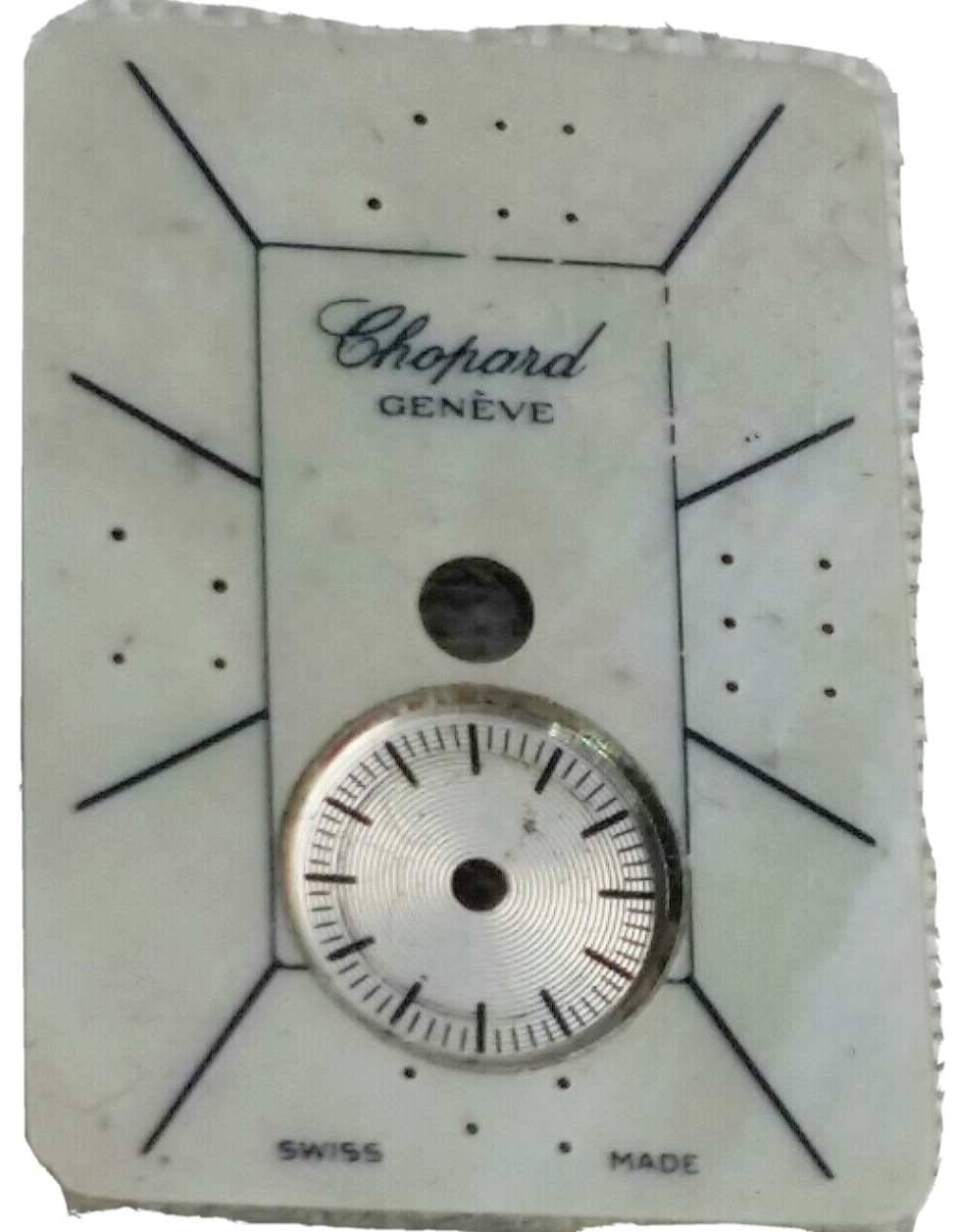 vintage pearl chopard 18.8 x 13.3 mm Dial watch parts part swiss made repairs