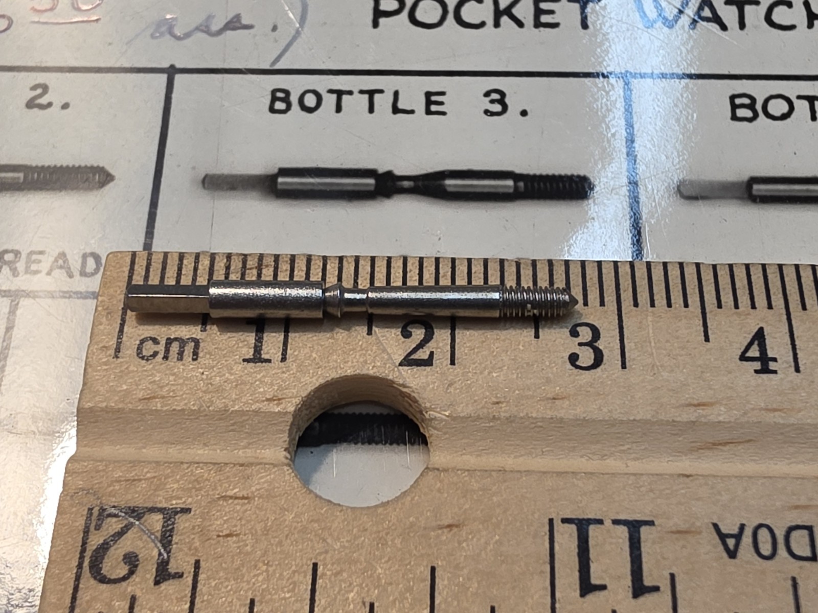 Vintage NOS Swartchild American Pocket Watch Tap 0 18s Square Stem Parts Spares