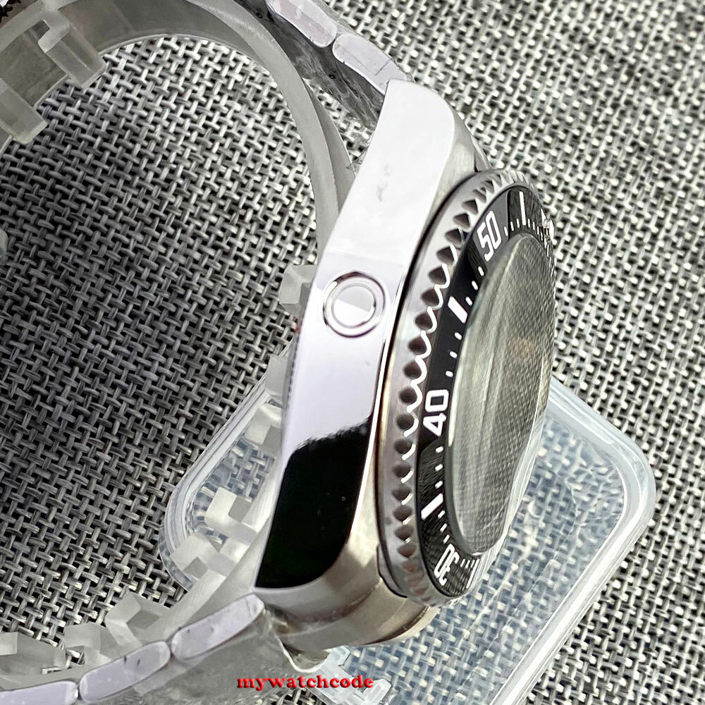 43mm SEA automatic Watch Case Strap fit 2824 2836 2813 8215 NH35A NH36A Movement
