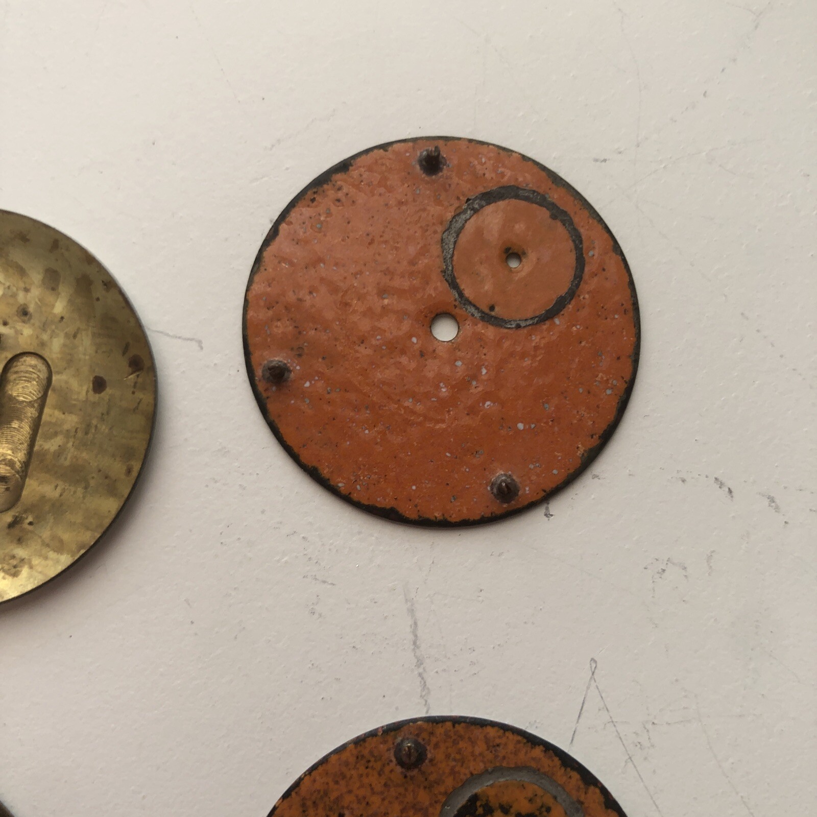 Lot of 6 Watch Face Parts Waltham, Elgin, Bulova
