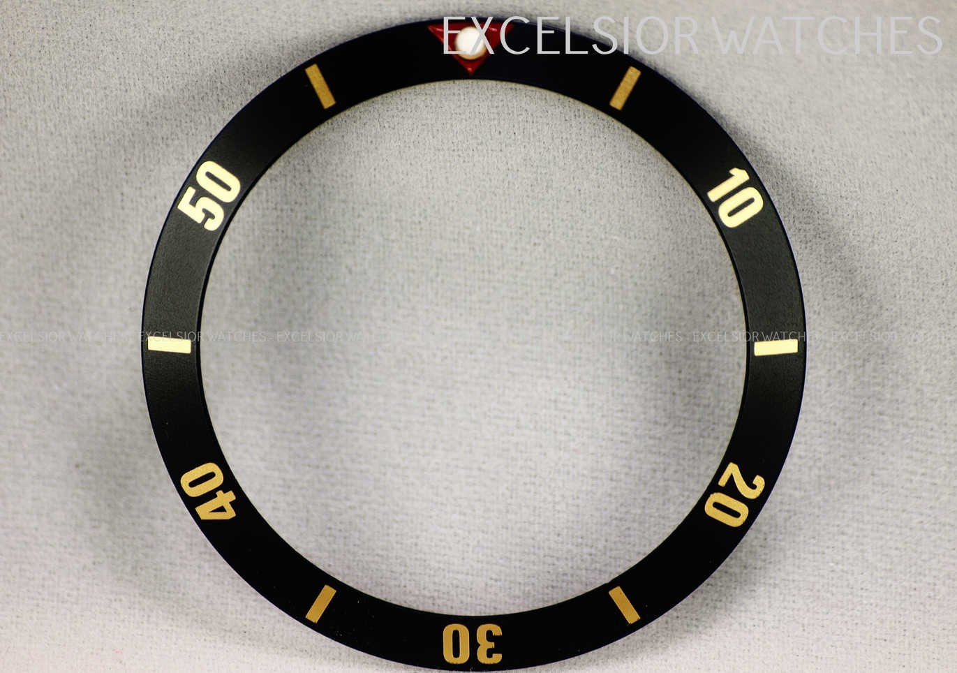 CUSTOM BEZEL INSERT FOR INVICTA 31290 34333 34334 34335 34336 34337 WATCH BLACK