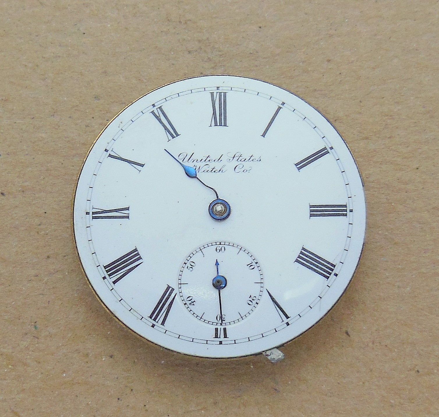 Antique United States Watch Co. New York USA Watch Movement 7 Jewels ‘AS-IS’