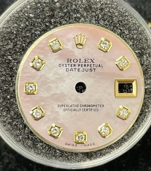 Custom Ladies Pink Mother of Pearl Diamond Dial 69173 79173 69178 79178
