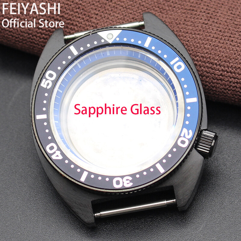 41mm Stainless Steel Watch Case nh35 Seiko Turtle SKX007 Mod For nh36 38Movement