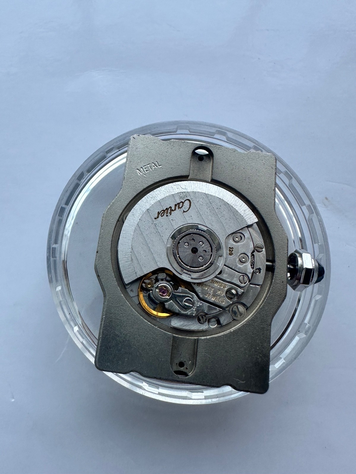 Cartier Tank Américain Movement & Blue Dial Automatic Cal.120 Eta 2000-1