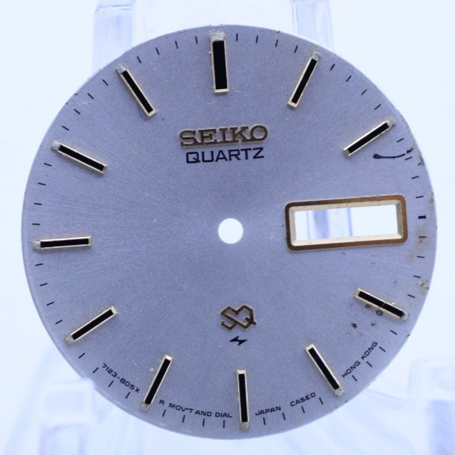 SEIKO SQ QUARTZ 7123-805X WRIST WATCH DIAL (KS)