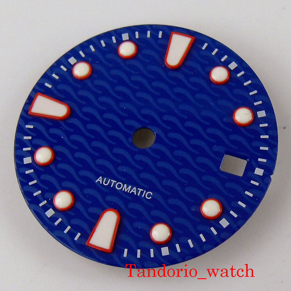 28.5mm Luminous Watch Dial Fit MIYOTA 8215 8205 ETA 2824 2836 Automatic Movement